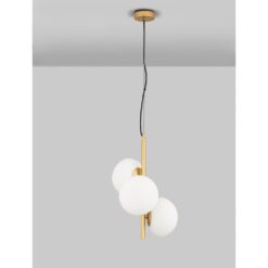 ALLEN hangandi 3x5W E14 opal/mattgull - Image 2