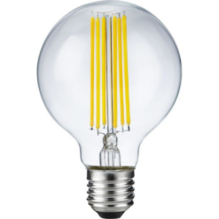 LED G80 glær 5,5W 925 E27 dim