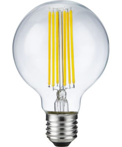 LED G80 glær 5,5W 925 E27 dim