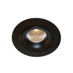 TETIZ innfelldur Q85mm GU10 veltanlegur Svartur