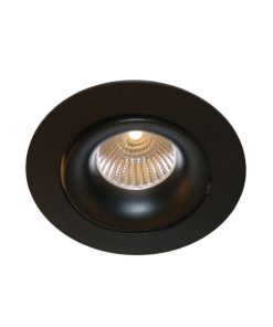 TETIZ innfelldur Q85mm GU10 veltanlegur Svartur