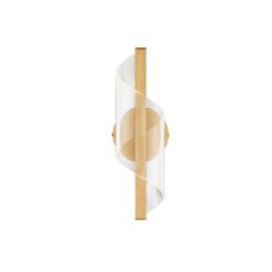 VALENTIN vegglampi brass/gyllt ál 9W 668lm 3k IP20