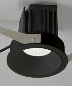OPAL RISE R innfellt ljós 27K IP44 dimmanl. svart