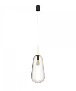 Hangandi PEAR L Q220 h195 60W E27 gler/messing