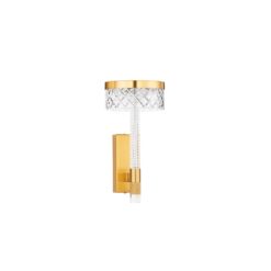 BION Led vegglj. kopar/gyllt akríl 8W 490Lm 3K IP20