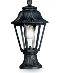 ANNA ljósastaur, h385 60W E27 svartur IP55