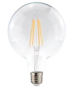 Led G125 4W 470lm 27K E27 glær dimmanleg