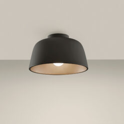 MISO loftljós Ø285MM E27 40W svart/gyllt