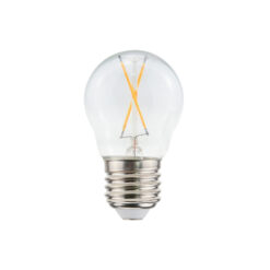 Led kúla P45 E27 1W 90lm 22K glær
