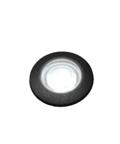 ALDO innfellt 1,7W G9 3K svart IP67