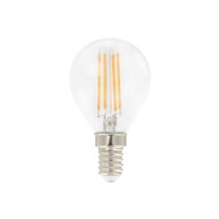 Led kúla P45 E14 5W 470lm 27K glær dimmanleg