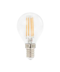 Led kúla P45 E14 5W 470lm 27K glær dimmanleg