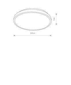 Alternative view of Agnes PRO loftlj. LED Q335 22W 3K 1600lm IP44 svar