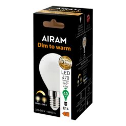 Led kúla P45 E27 830-822 470lm Dim to warm opal - Image 2