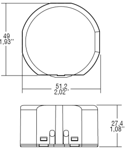 Alternative view of Ledspennir 24V DC hringl. 0-12W