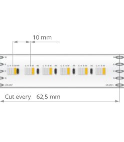 15,3W Led 24V RGB+W 10mm IP20