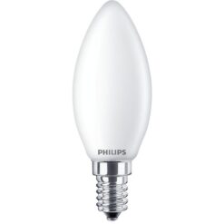 LED kerti E14 4,3W 470lm 27K opal 2stk.