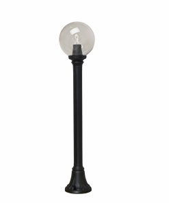 GLOBE 250 ljósastaur h1000 E27 svartur/opal