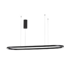 Cuppe hang. L:120 W:35 H:200 LED 58W 3K svart dimmanl.