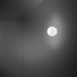 LUMI SFERA loft-/veggljós, 9 cm