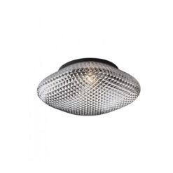 SENS loftljós grátt gler Q250 1X12W E27 IP44