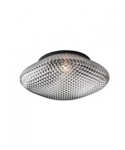 SENS loftljós grátt gler Q250 1X12W E27 IP44