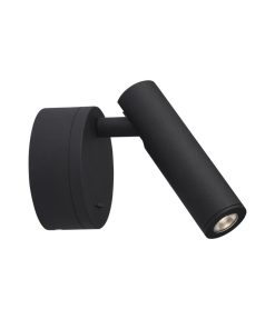 CLIP veggljós svart LED 3K IP20