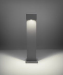 Útiljós staur ÞÓR LED 6W 400mm IP65 grátt