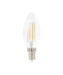 Led kerti E14 22K-27K 100-50-7% glær 3STEP dim
