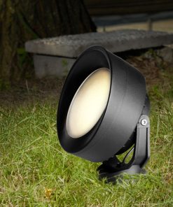 TOMMY EL kastari,3K 10W GX53 með spike svart IP66