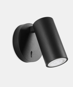 Simply vegglampi GU10 7W svart