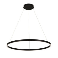 Hangandi GURI Q900mm 76W 3K svart dimmanlegt