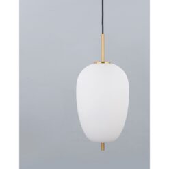 LATO hangandi 1x12W D:27 antiq brass/opal - Image 2