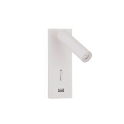 FUSE veggljós m/USB LED 3W 3K hvítt