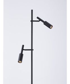 Alternative view of JOY gólflampi LED 2x7W 3K h1610cm svartur
