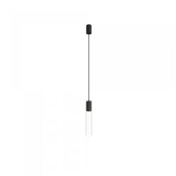 xCYLINDER L hangandi Q65 GU10 10W glært/svart
