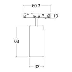 Alternative view of ML05 Kastari 27K 4W 250lm CRI90 36° hvítt