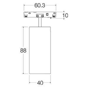 Alternative view of ML05 Kastari 27K 8W 530lm CRI90 36° hvítt