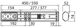 HANDY LED speglaljós, 45 cm 5W 3K IP21 m/rofa/teng - Image 4