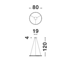 DOBI Hangandi Q800 LED 40W 27K-5K Svart/Gyllt - Image 4