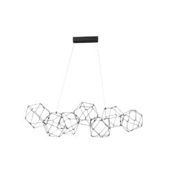 NEBULA Hangandi D4108 Led 34W 3K 84stk. svart/króm