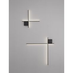 xCROSS Led vegglj. svart ál 15W 230V IP20 dimmanl. - Image 2
