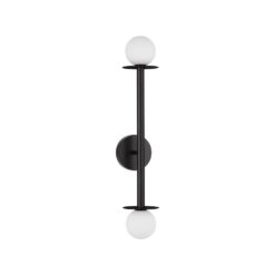 PIELO veggljós LED 2x5w svart