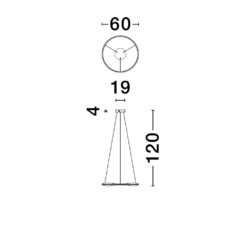 DOBI Hangandi Q600 LED 32W 27K-5K Svart/Gyllt - Image 4