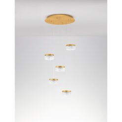Pendant Light Anti Brass LED 30W 3000K - Image 2