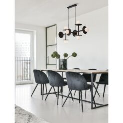xLICATO loftljós LED 8x5w IP20 svart - Image 3