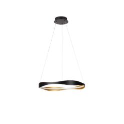 DOBI Hangandi Q600 LED 32W 27K-5K Svart/Gyllt