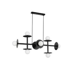 xLICATO loftljós LED 8x5w IP20 svart