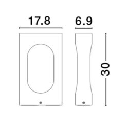 PORTAL útistaur LED IP54 890lm 3K svart - Image 4