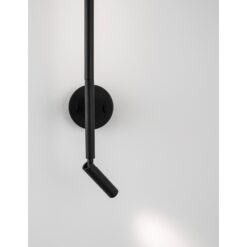 HANDY vegglj. stillanl. 6W/3W 310lm/210lm IP20 matt svart - Image 2